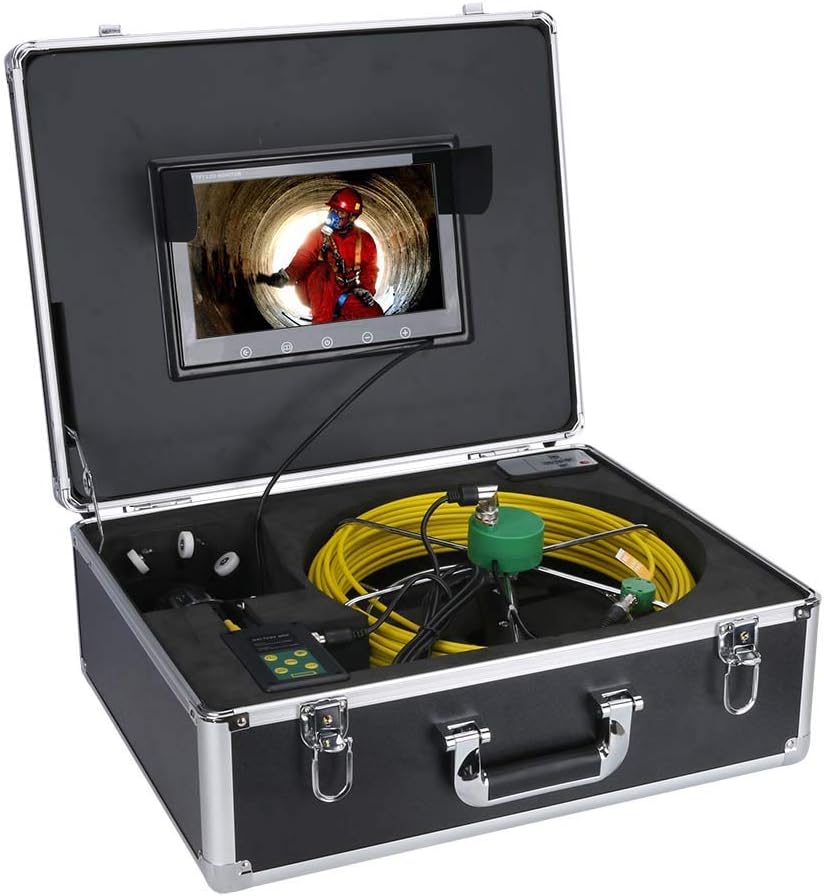 WiFi Pipe Inspection Video Camera Drain Sewer Pipeline Industrial Endoscope Support 360 Rotation 30M 800TVL