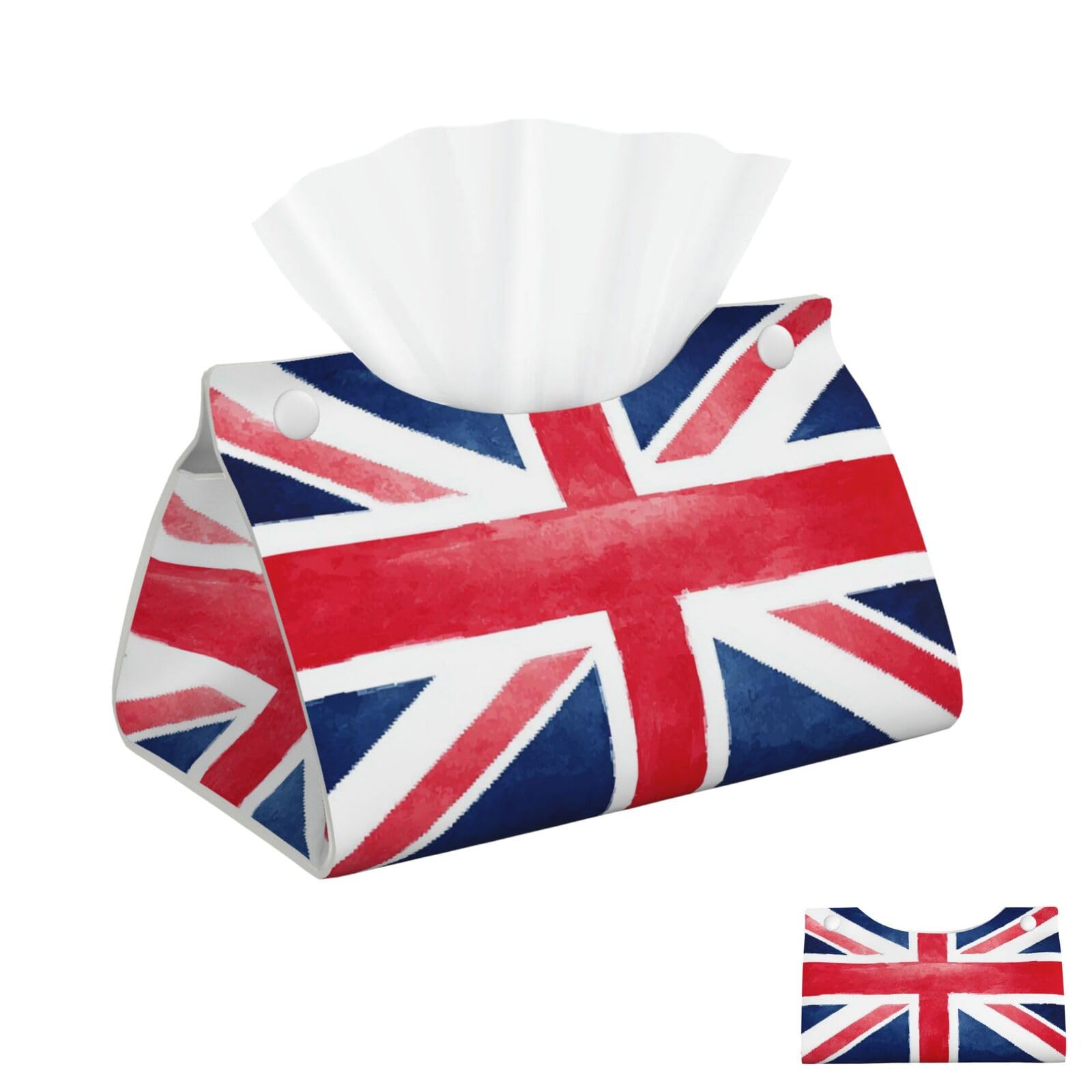 Uk Flag Tissue Box Cover Square Cube Boxes