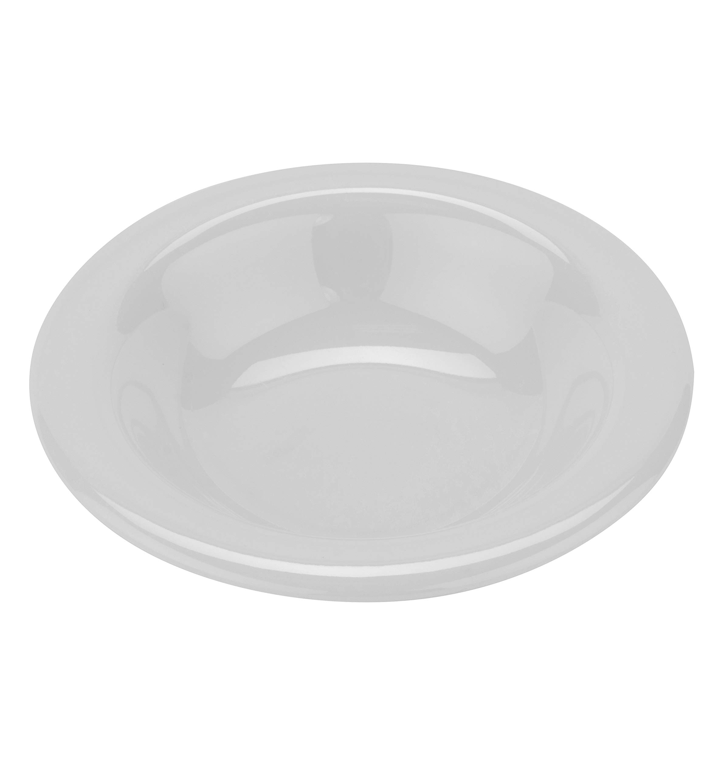 G.E.T. B-86-DW Melamine Narrow Rim Fruit/Dessert Bowl, 8 Ounce, White (Set of 12)