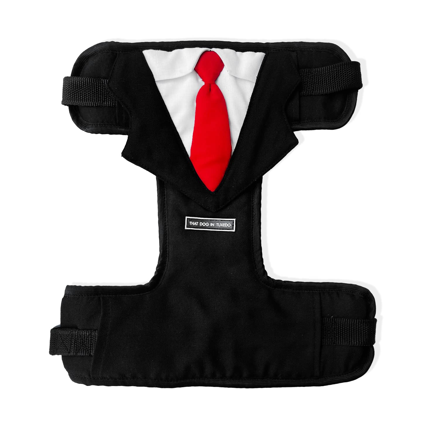 That Dog In Tuxedo Tie Tuxedo Mesh Harness for Wedding/Birthday - Adjustable, Durable and Comfortable Vest Harness for Dogs (S, Black) (B0C1BL28XT) Amazon Price History, Amazon Price Tracker