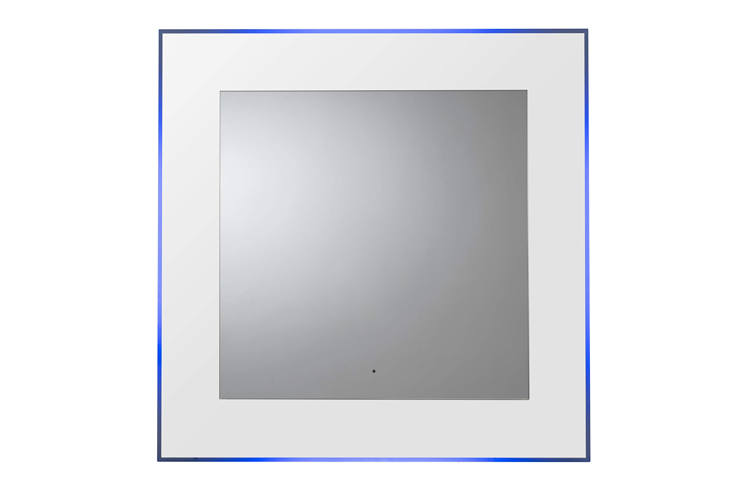 Croydex Oakley Colour Change Illuminated Mirror, Glass with Hang 'N' Lock