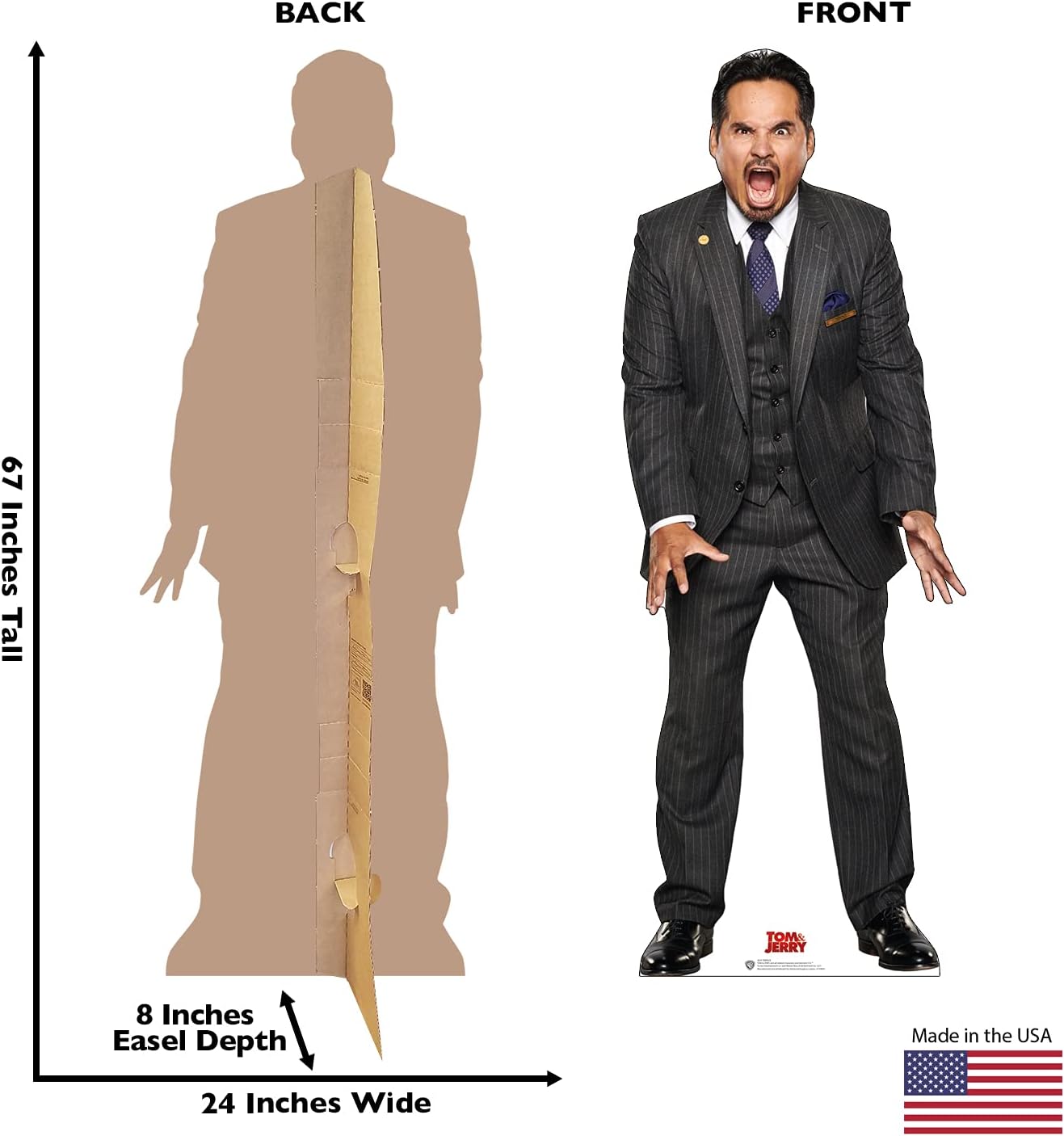 Cardboard People Terence Life Size Cardboard Cutout Standup - Tom & Jerry: The Movie (2021 Film)