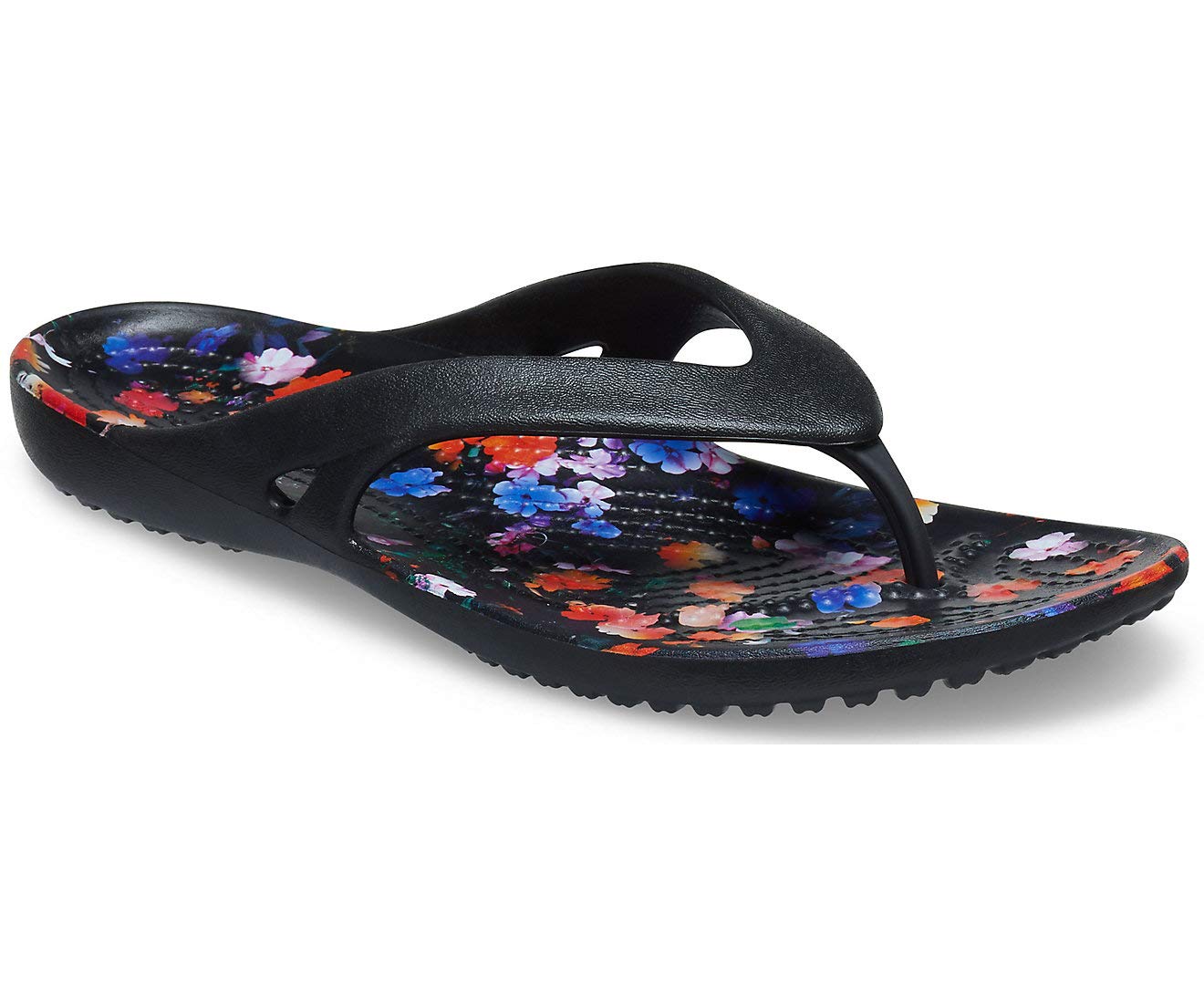 crocs Girls Black Flip-Flops-W5 (206866-001)