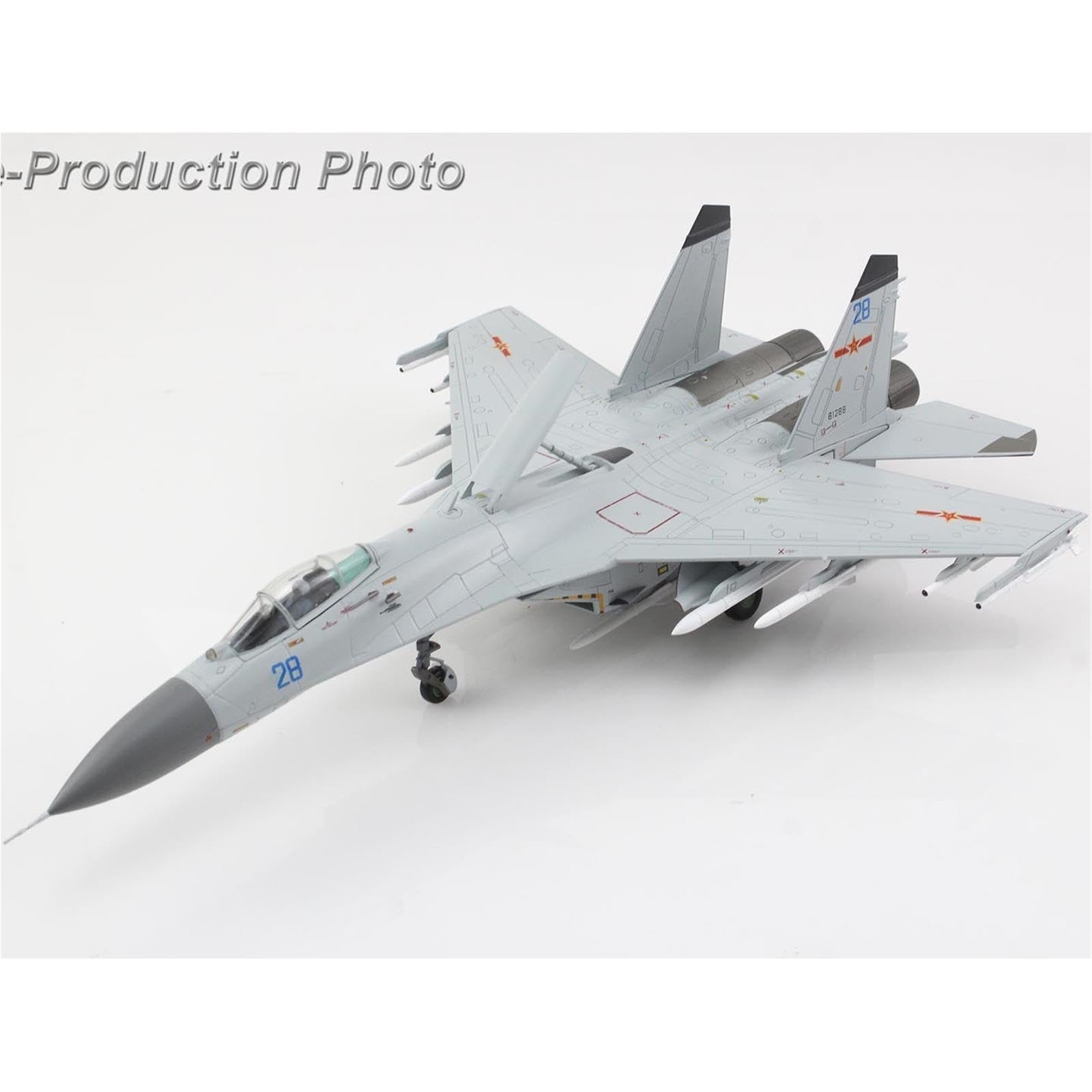 aerei a reazione Aereo da caccia J-11BGH J-11 in scala 1:72, lega blu 28 Planaf regali per piloti