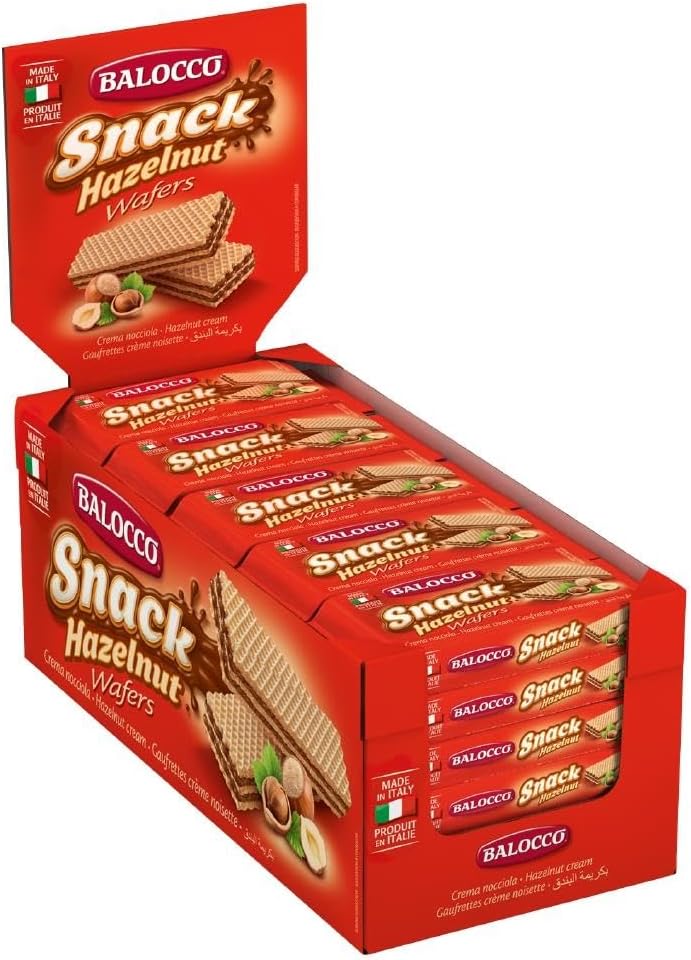 Snack Wafers Hazelnut (30x45g)