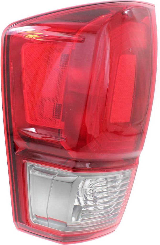For Toyota Tacoma Tail Light 2016 2017 Passenger Side DOT Certified TO2801198 | 81550-04180 TRD OFF-ROAD|TRD SPORT | Red/Smoke Bezel