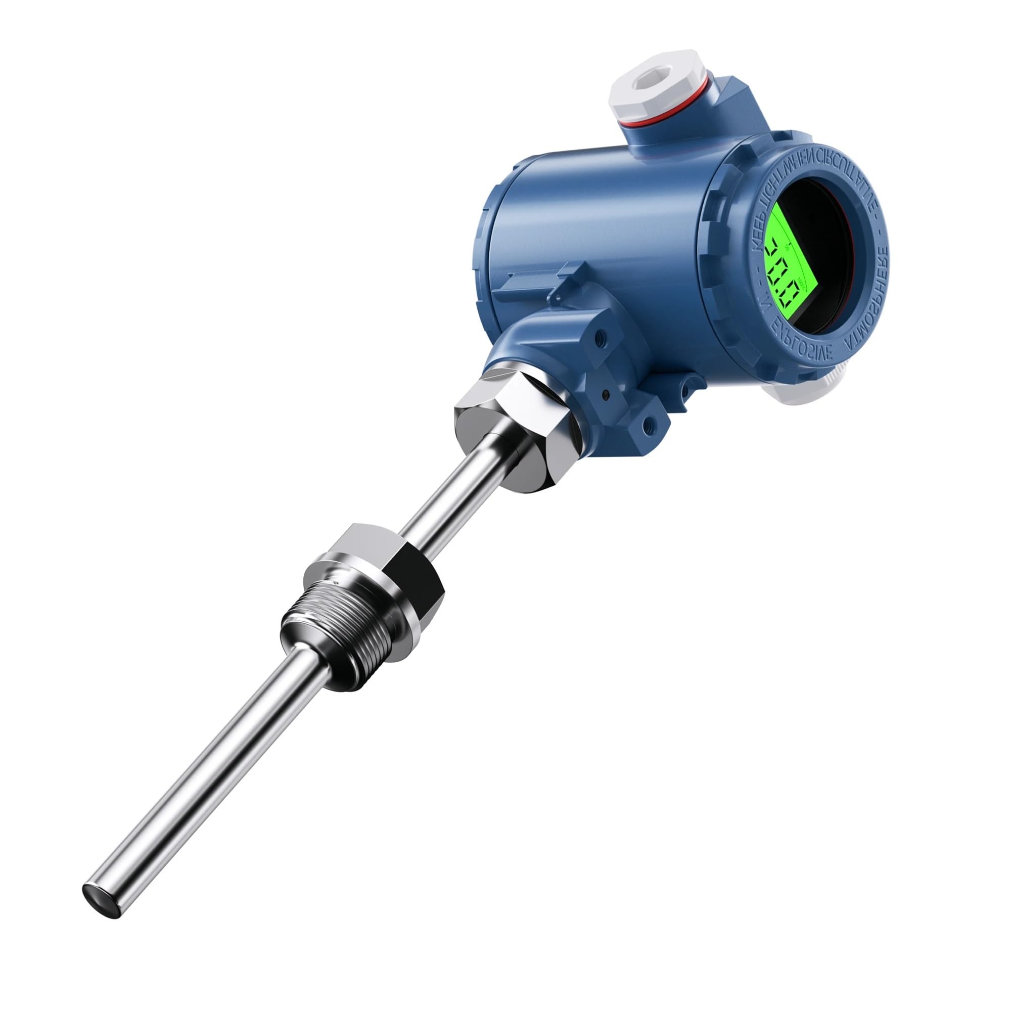 Sensor PT100 de acero inoxidable 304, 0-100 ℃, 0-200 ℃, -50-200 ℃, convertidor de señal de temperatura, 4-20 mA, M27*2, transmisor de temperatura de señal PT100(0-200C 4-20mA)