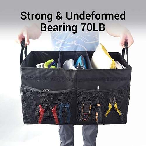 Miniatura 4 de Organizador plegable para cargo por Miu Color Negro