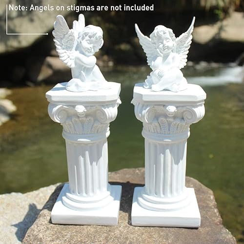 Miniatura 3 de Columna romana de columna griega de resina, columna romana, estatuas griegas clásicas, decoración de escritorio, escultura, decoración de mesa de