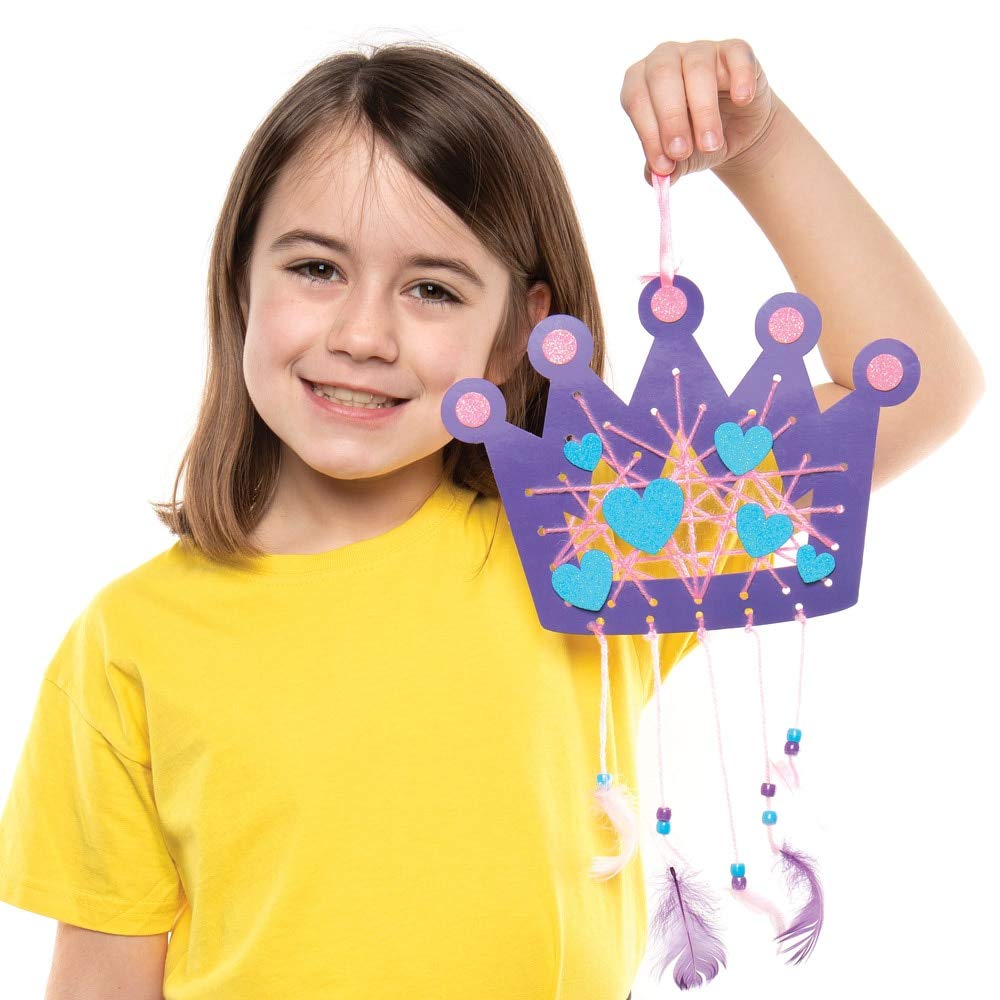 Baker Ross AT993 Prinses Dromenvangers (4 stuks) Knutselspullen en Knutselsets voor Kinderen Baker Ross AT993 Prinses Dromenvangers (4 stuks) Knutselspullen en Knutselsets voor Kinderen