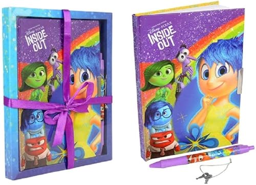 Disney Pixar - Cuaderno de notas secreto con cerradura y llave