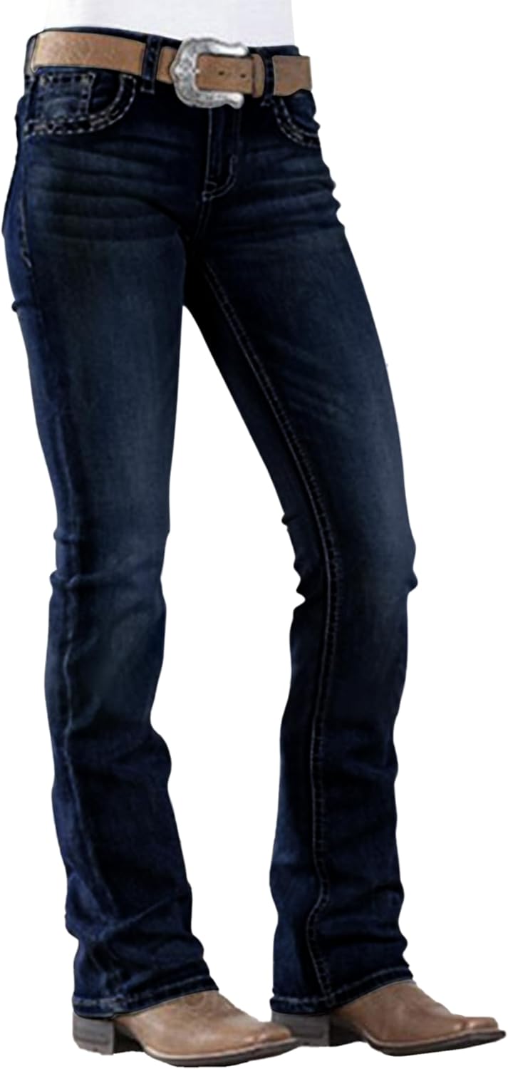 PEIHOT Women’s Jeans 90s Mid Rise Bootcut High Stretch Boot Cut Denim Pants Pantalones De Mujer
