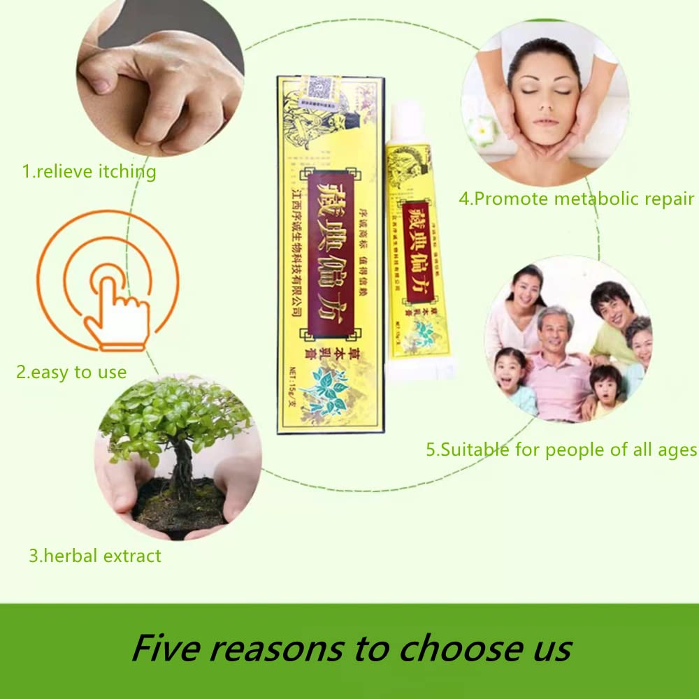 6pcsNatural Chinese Herbal Eczema Psoriasis Cream Dermatitis Pruritus
