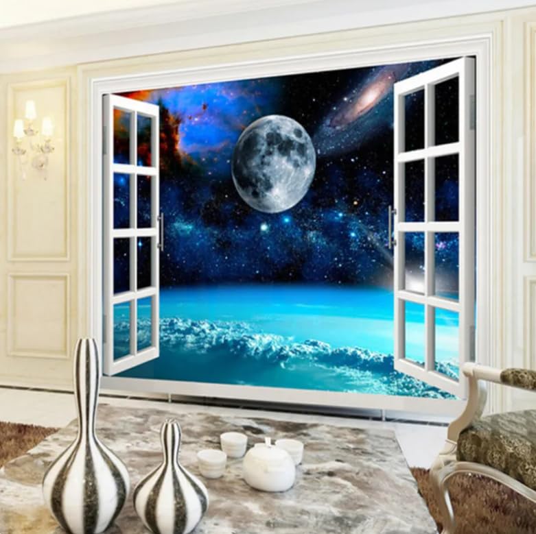 Paysage grand arbre au coucher de soleil évadez-vous avec cette fresque murale 3D