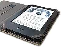 Vista 3 de Funda universal de lino natural para lector de libros electrónicos de 6 pulgadas (azul egeo)