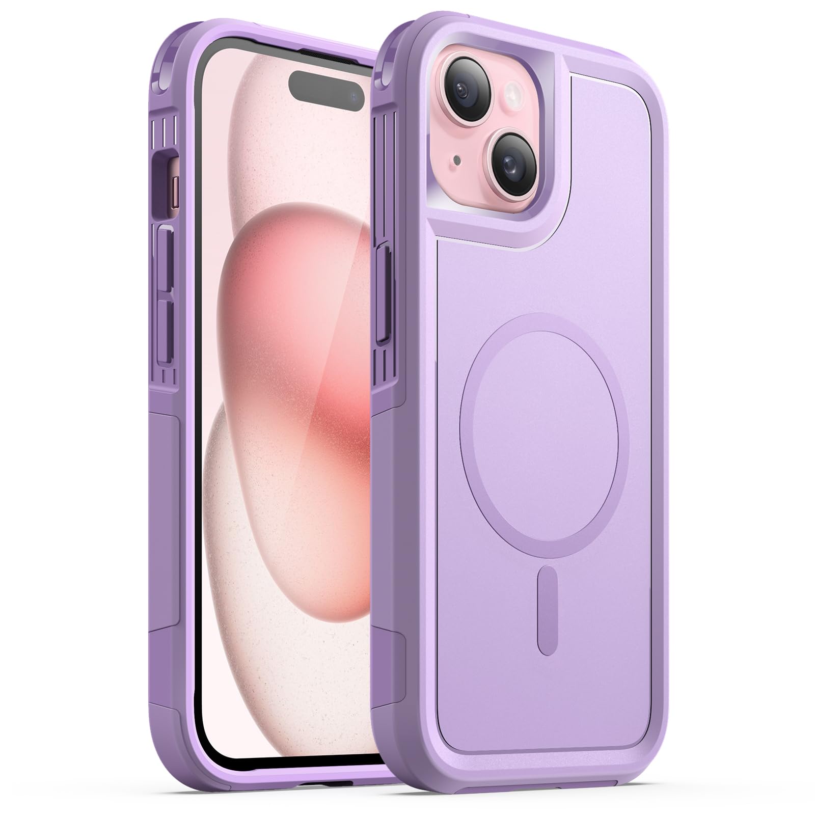 JETech Hülle Für IPhone 15 Pro (6,1 Zoll) – MagSafe Kompatibel, Stoßfest, Dual Layer Schutz, Magnetisch