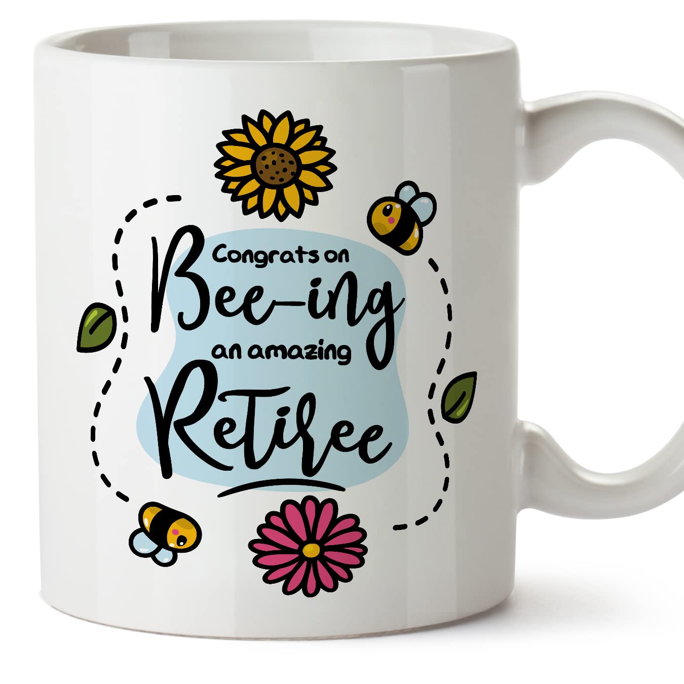 MUGFFINS Retiree Mug - in English - Thanks for Beeing Amazing - Funny Gift for Colleagues - Ceramic 11oz Mug โ image 1