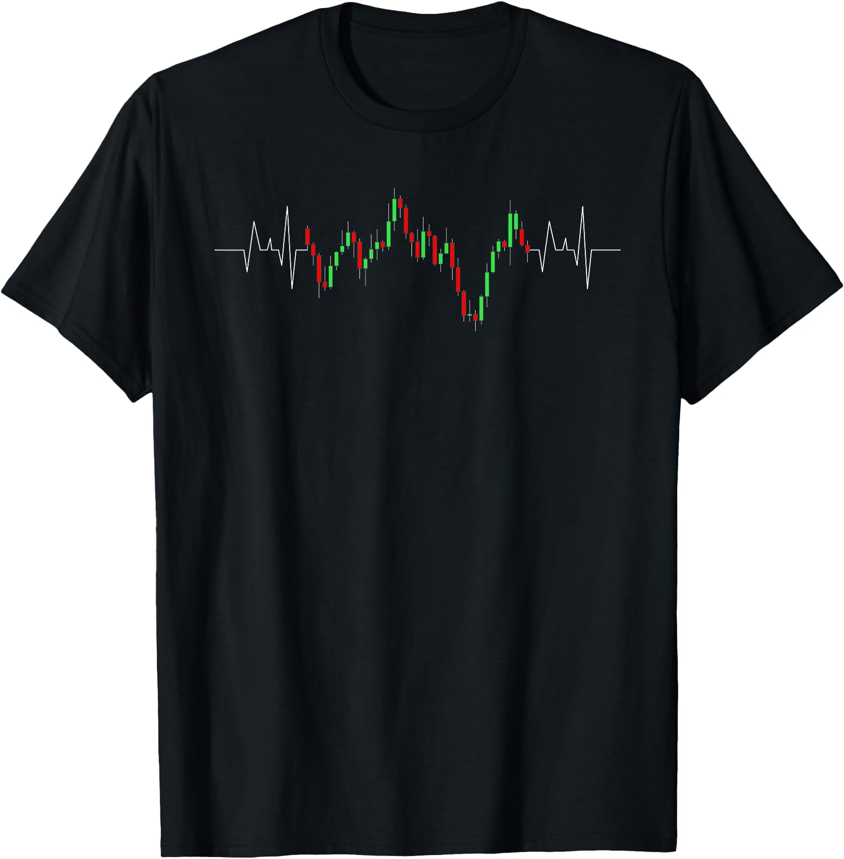 Cool Stock Trading for Men Women Candlestick Stock Market T-Shirt