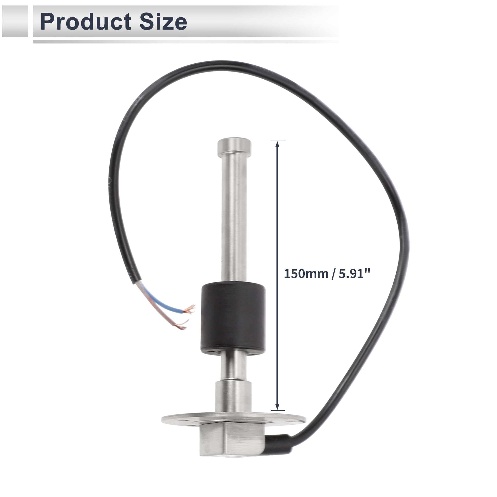 Geloo 16" 240-33ohm Boat Fuel Sending Unit Marine Fuel Gas