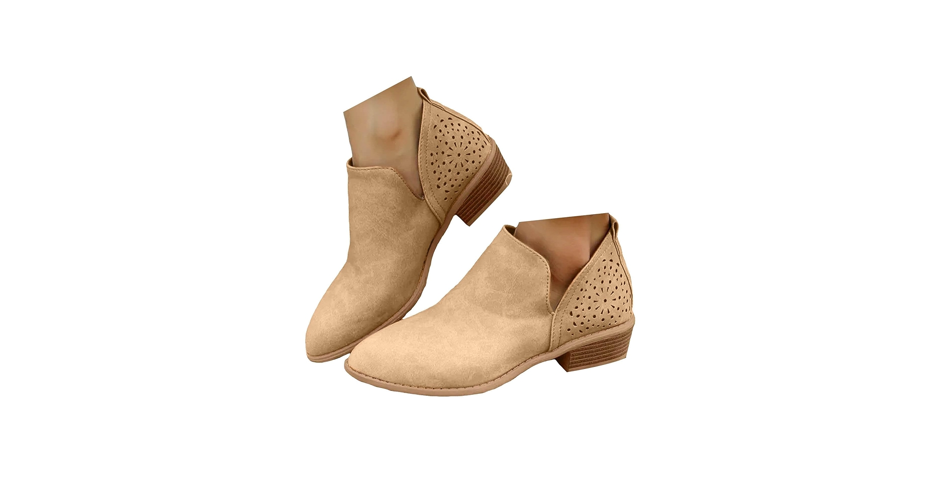 靴 MEDI SCOOP OUT SHORT BOOTS Amazon.com | ZSpzx Women's Casual Cut Out Ankle Boots Slip