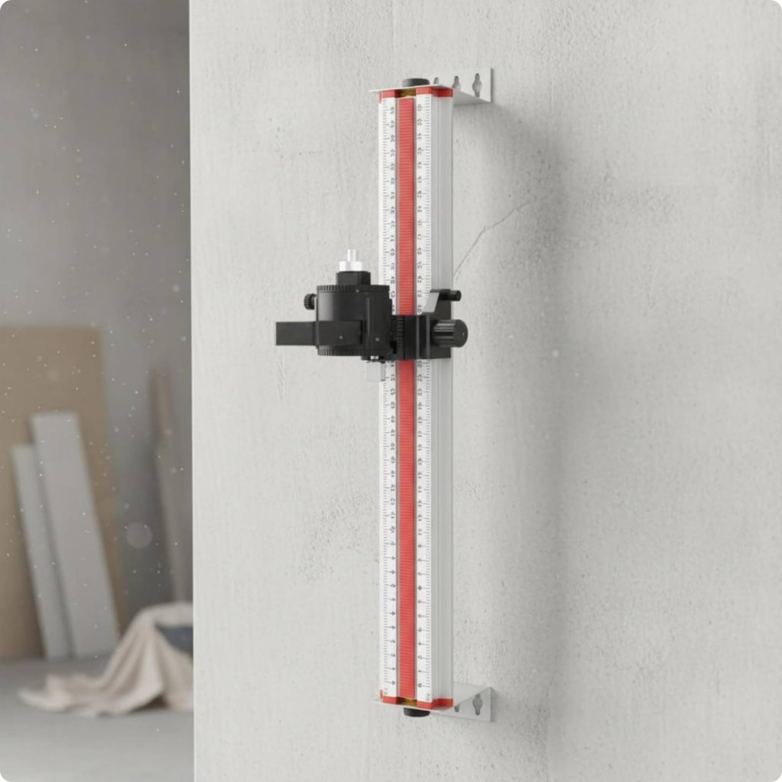Supporto Staffa mento Staffa Regolabile Base Parete Braccio Scorrevole in Lega di Alluminio con Movimento su E Giù E Posizionamento Preciso Adatto per , 60 Cm