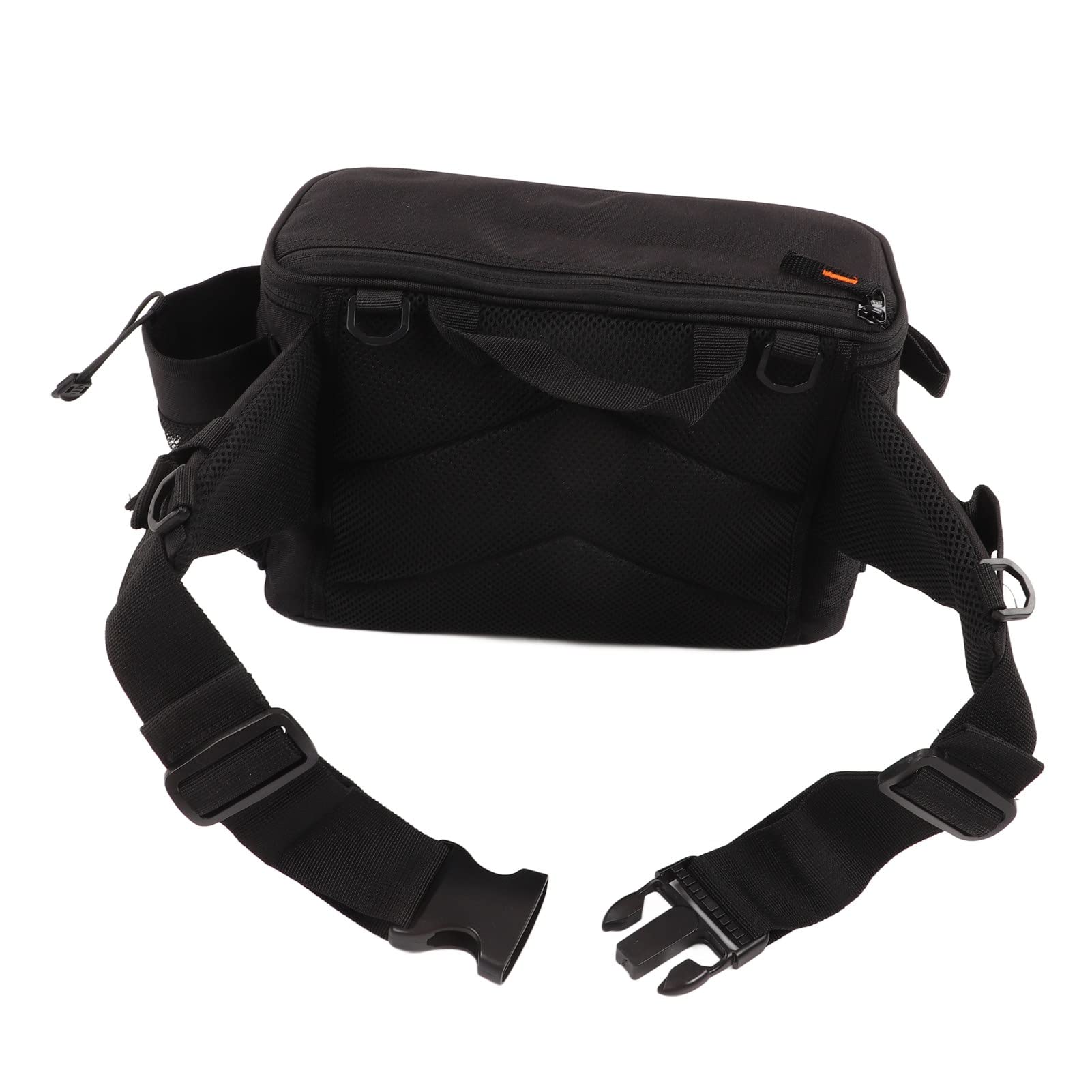 Wielofunkcyjna torba wędkarska, średniej wielkości nylonowa torba na ramię, przenośna torba crossbody z paskiem na wędkę i osłoną z PCW, do organizacji sprzętu wędkarskiego na świeżym powietrzu