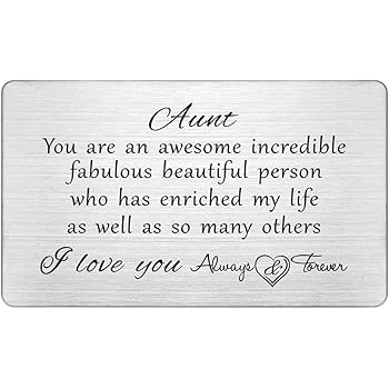 birthday gifts for aunt from nephew