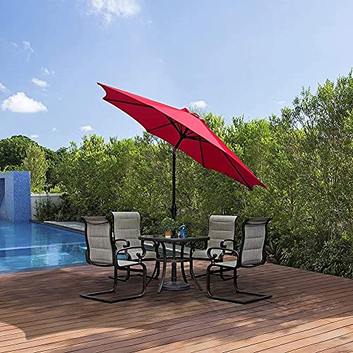 Parasol de plage bleu 2.7M avec LED | Protection solaire efficace - 5