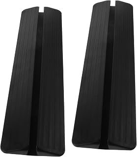 Baby Gate Ramp Support Feet 2pcs Anti-Trip Pedal Accessories for Stairs Plastic Reinforcement for Baby Safety Gate Suitable for Doorways and Hallways Black