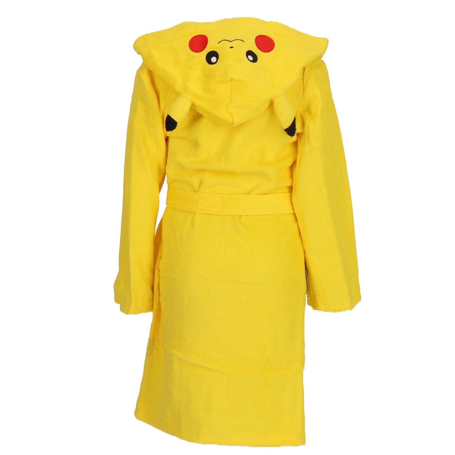 Pokemon – Albornoz Pikachu – 100% algodón – 300 GSM – Amarillo