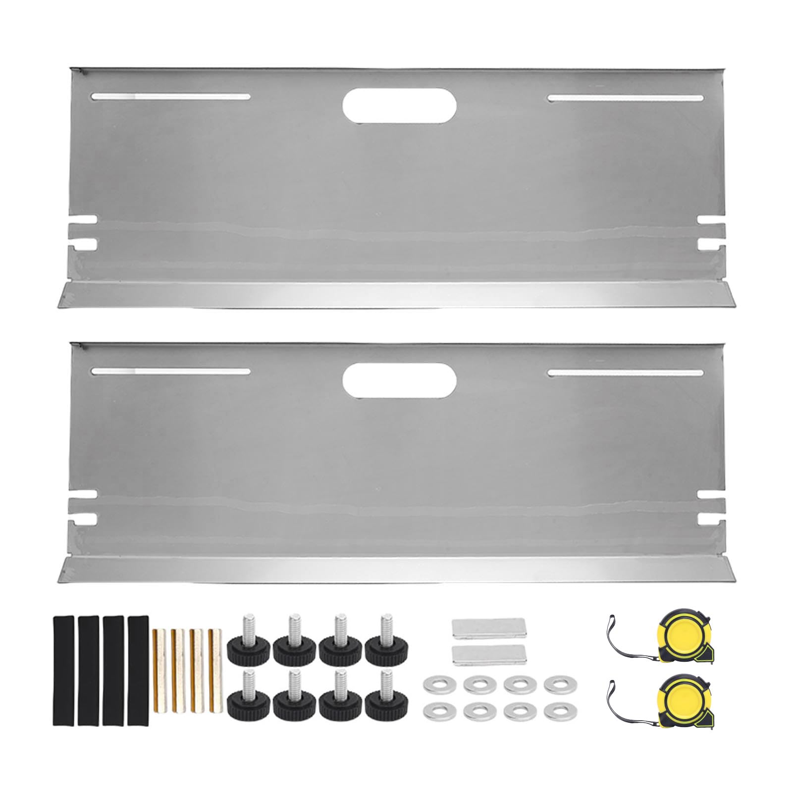 SEAFRONT Strumento di Allineamento Ruote Strumento di Allineamento Punta in Acciaio Inossidabile con Slot Magnetico Base Antiscivolo Regolabile da 10,5 Pollici a 21,2 Pollici per Meccanici Fai da Te