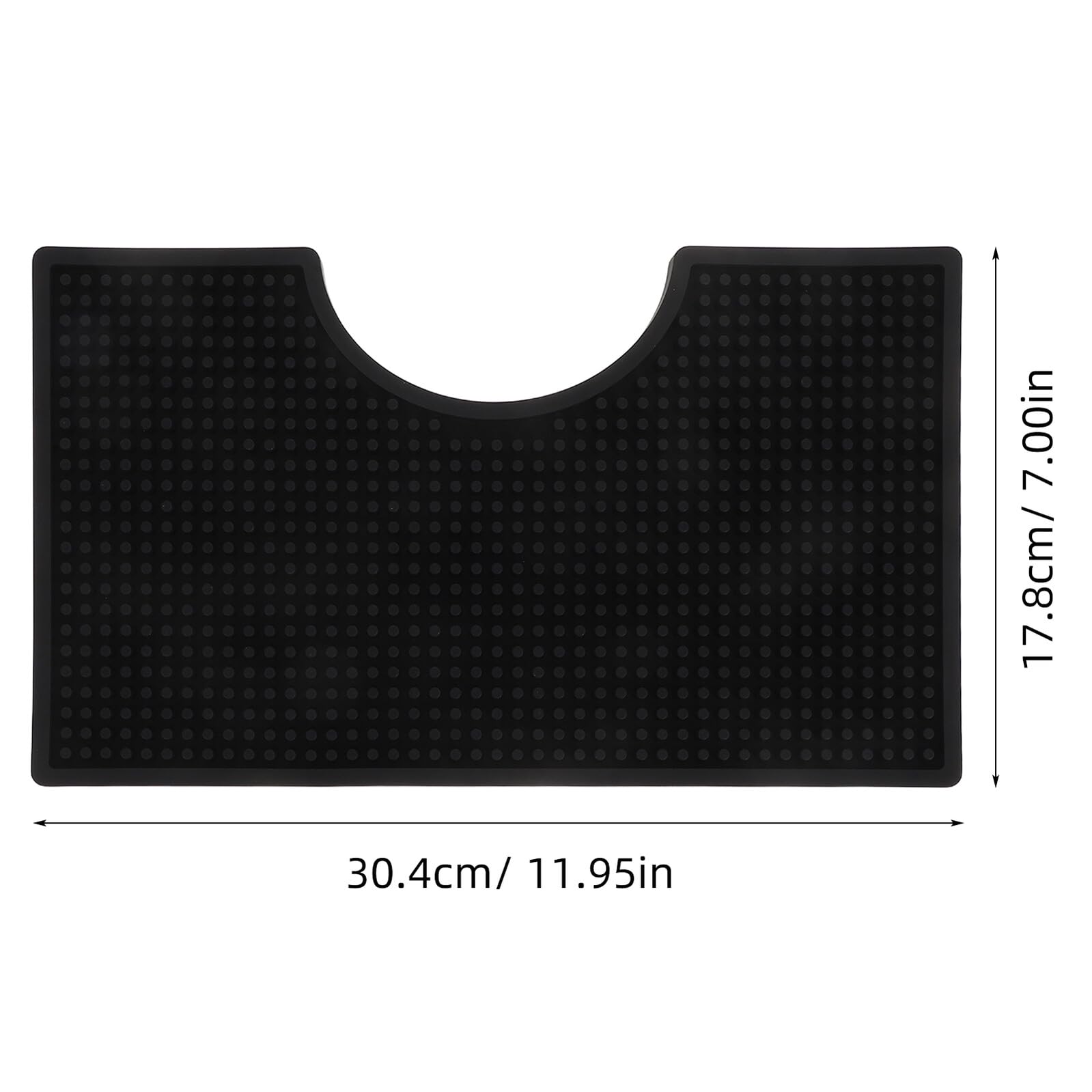 PRETYZOOM 5 Piezas Alfombrilla Antideslizante para Barra de Bar Tapete de Goma Resistente al Calor para Máquina de Café y Torre de Cerveza Protección para Encimeras y Recogegotas