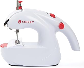 SINGER 01664 Stitch Sew Quick 2 Hand Held Mending Machine,White