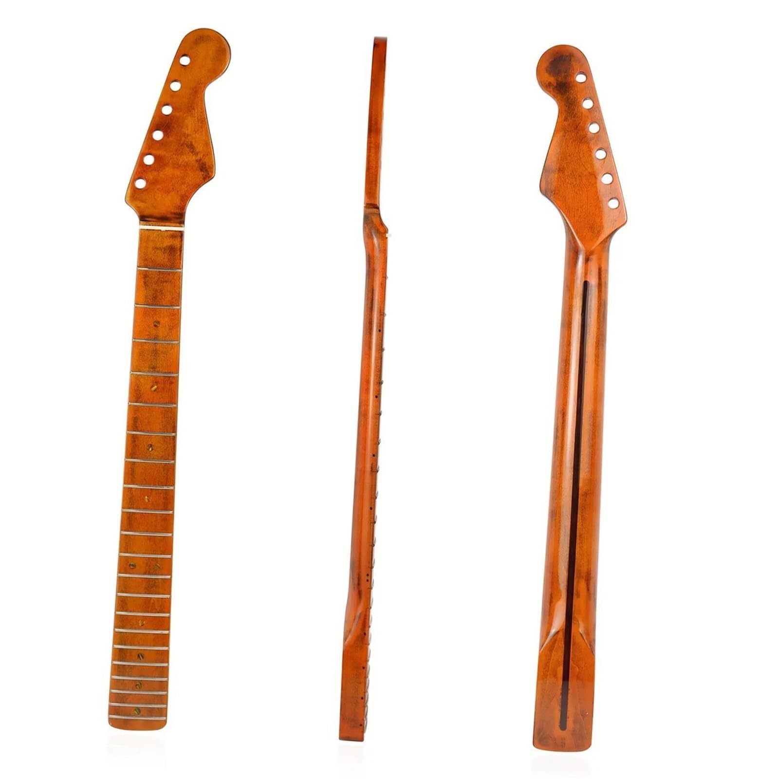 Gitara Elektryczna Z Gryfem 21/22 Progowym I Płytą Rezonansową Z Klonu Samodzielne Doświadczenie Montażu(21fret)