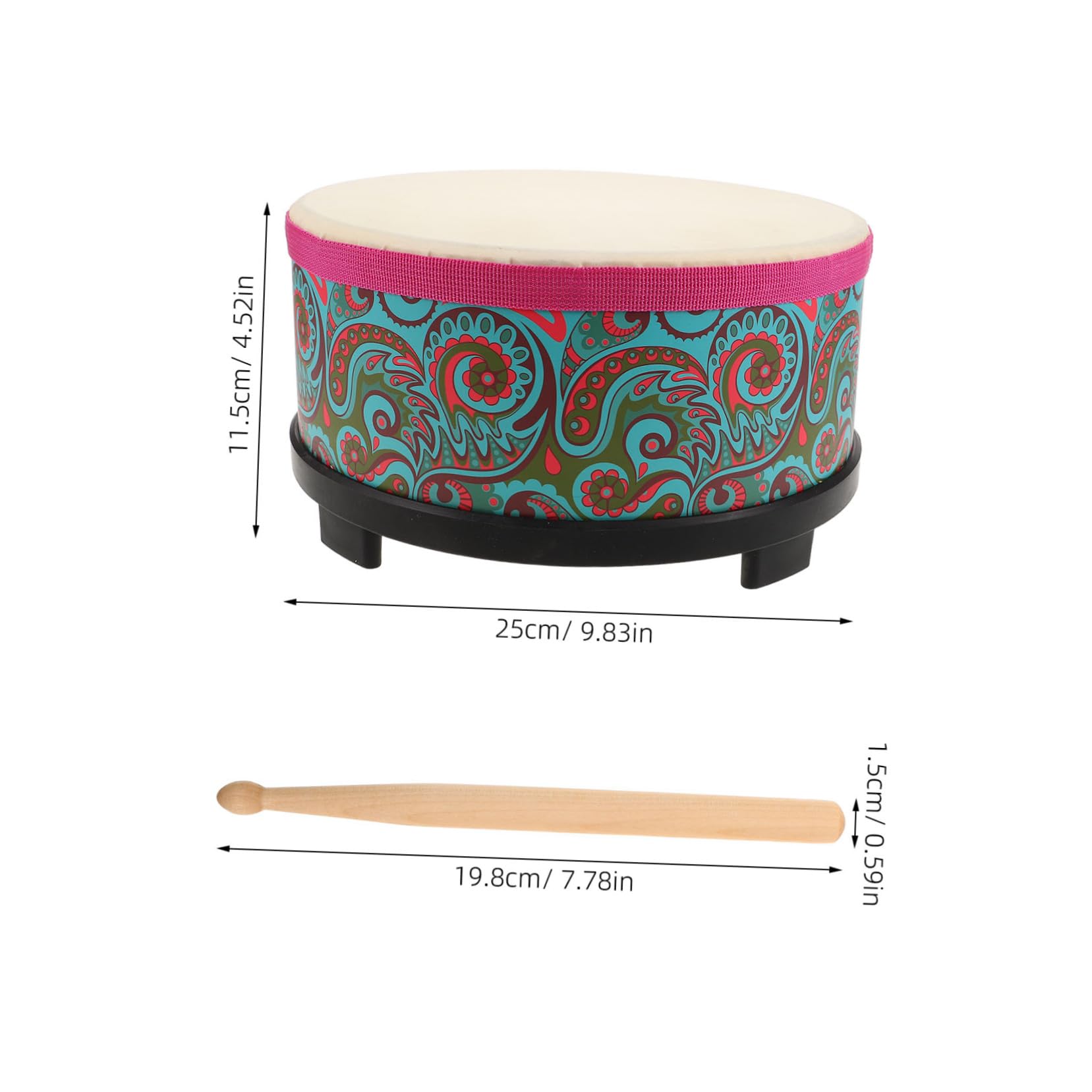 HEMOTON Pavimento per Motivo Strumento Orff Portatile Robusto e Leggero per Educazione Musicale e Educativo Casa e Scuola