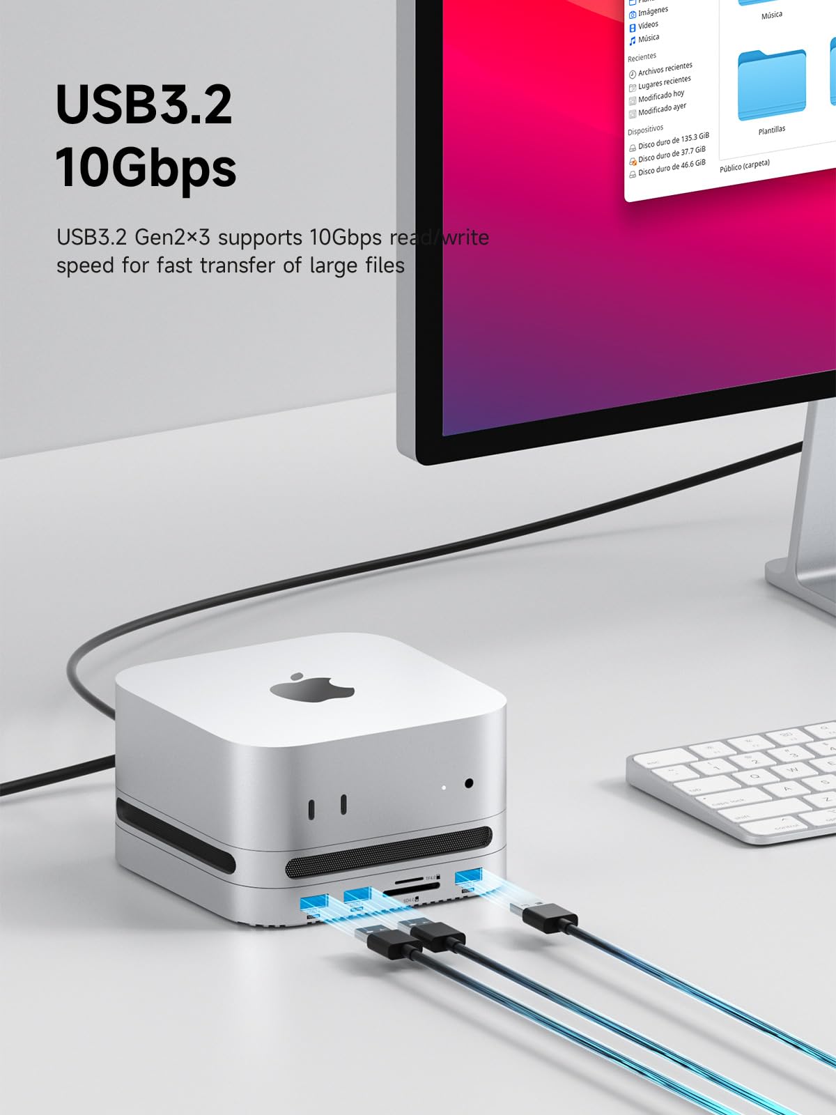 Amazon.com: Hagibis Mac mini M4 Hub with 40Gbps M.2 SSD Enclosure