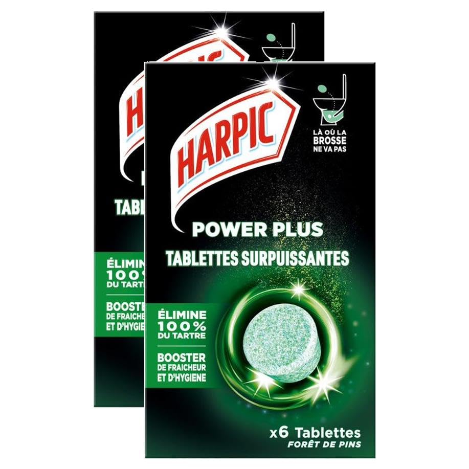 HARPIC 2 x 6 pastillas Power Plus Fresh Active