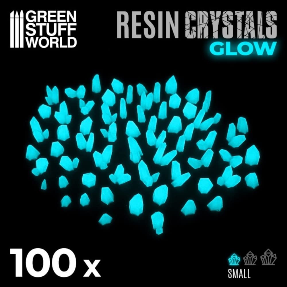 Green Stuff World Cristales Brillantes de Resina pequeños.