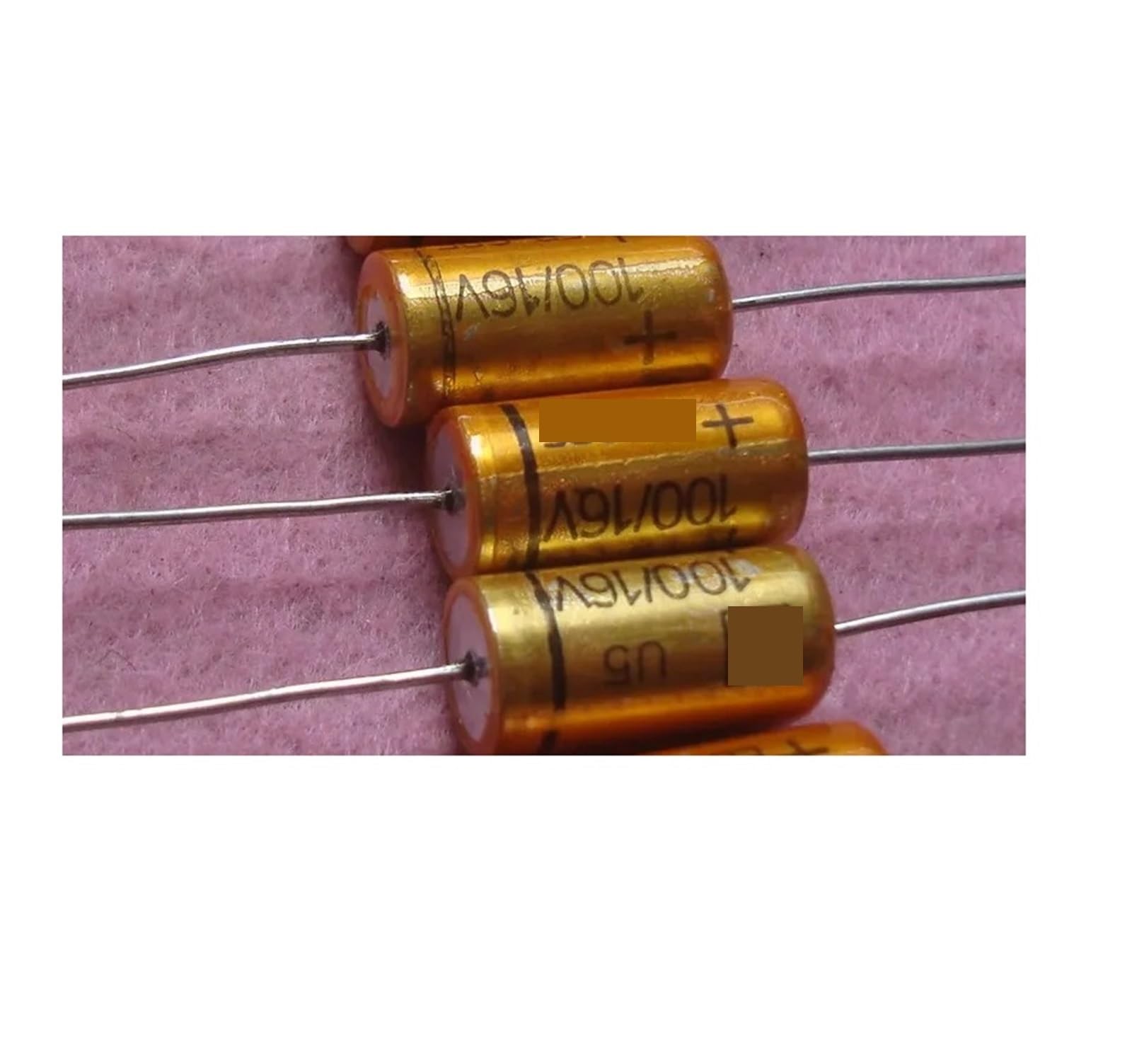 Condensateur électrolytique 16V 100UF radial pour réparation de circuits électroniques, lot de 2