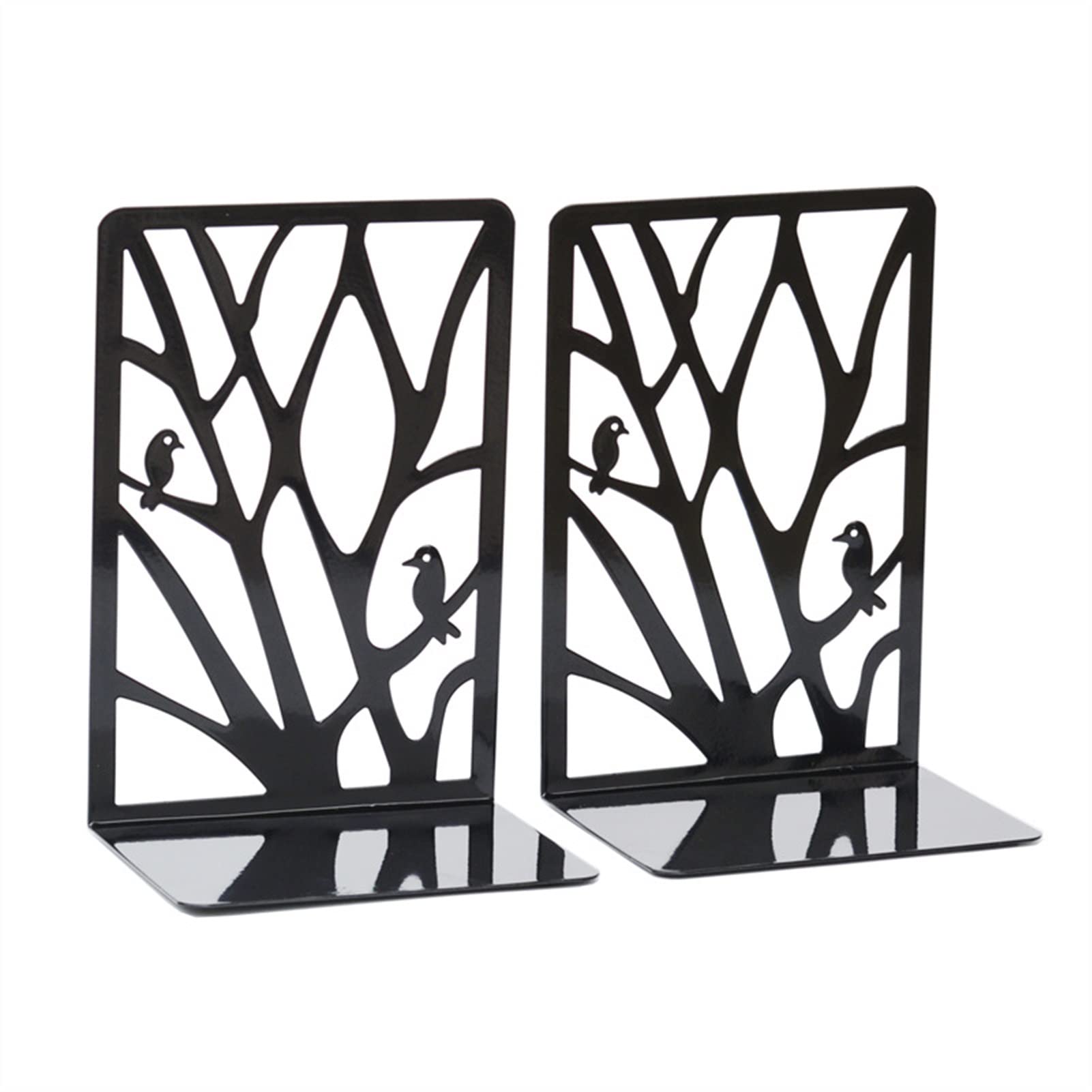 Buchstützen Buchstützen, dekorative Buchstützen, Metall, schwarz, strapazierfähig, Studious Lesebuchstütze, Bücherregal, Dekor for Schlafzimmer, Büro, Schule, Buchpräsentation, Desktop-Organizer Buchs