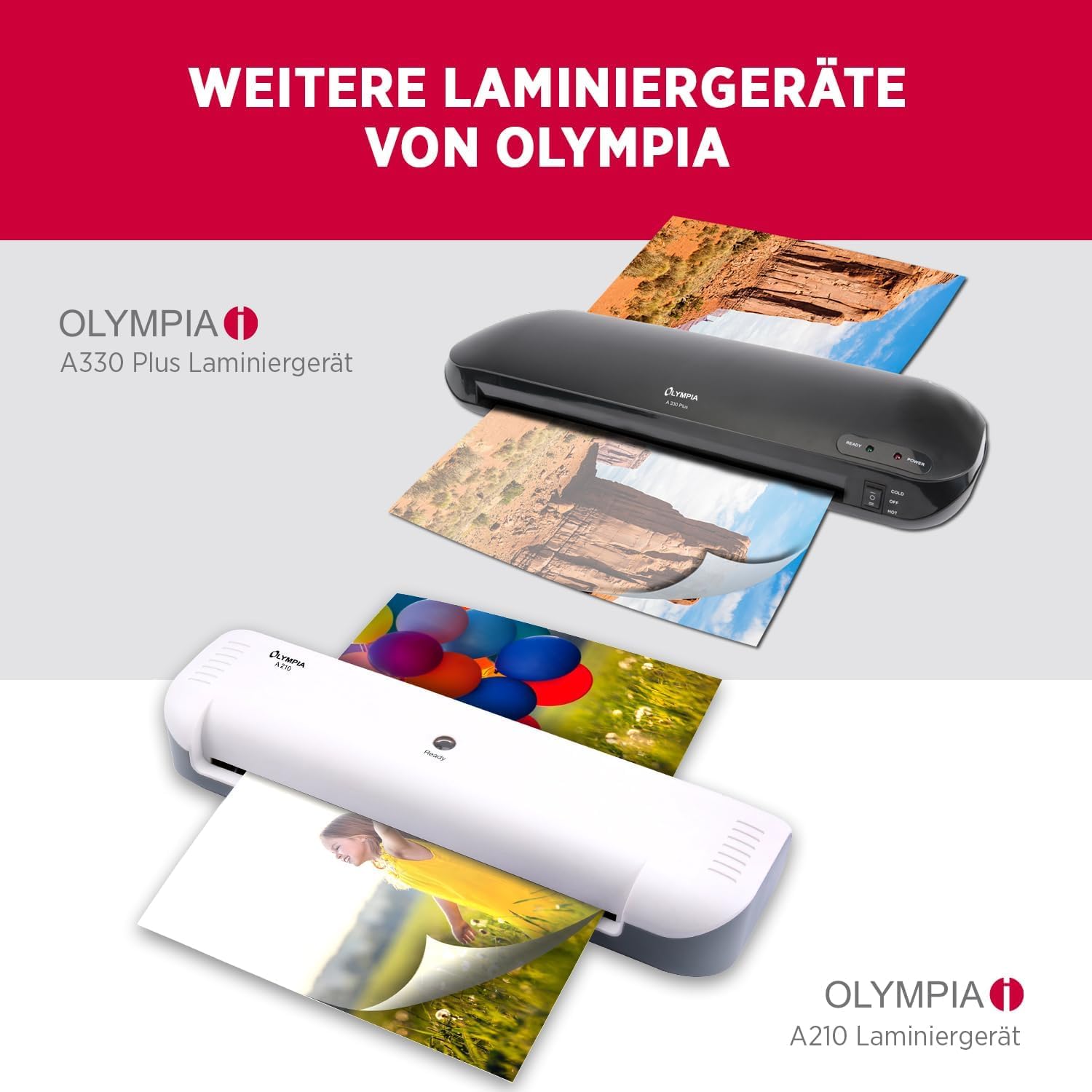 Olympia A 230 Plus Set 4 en 1 Plastifieuse Noir
