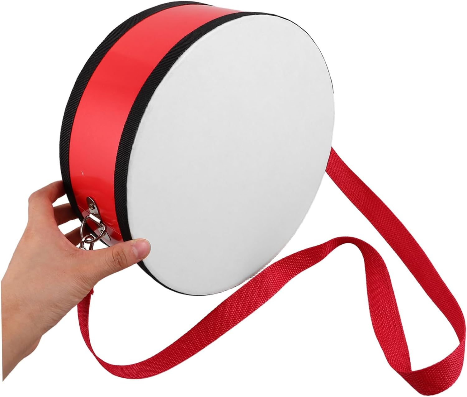 1 Set Red Marching Snare Drum with Strap Lightweight Percussion Instrument for Musical Performances Enhances Rhythm and Teamwork