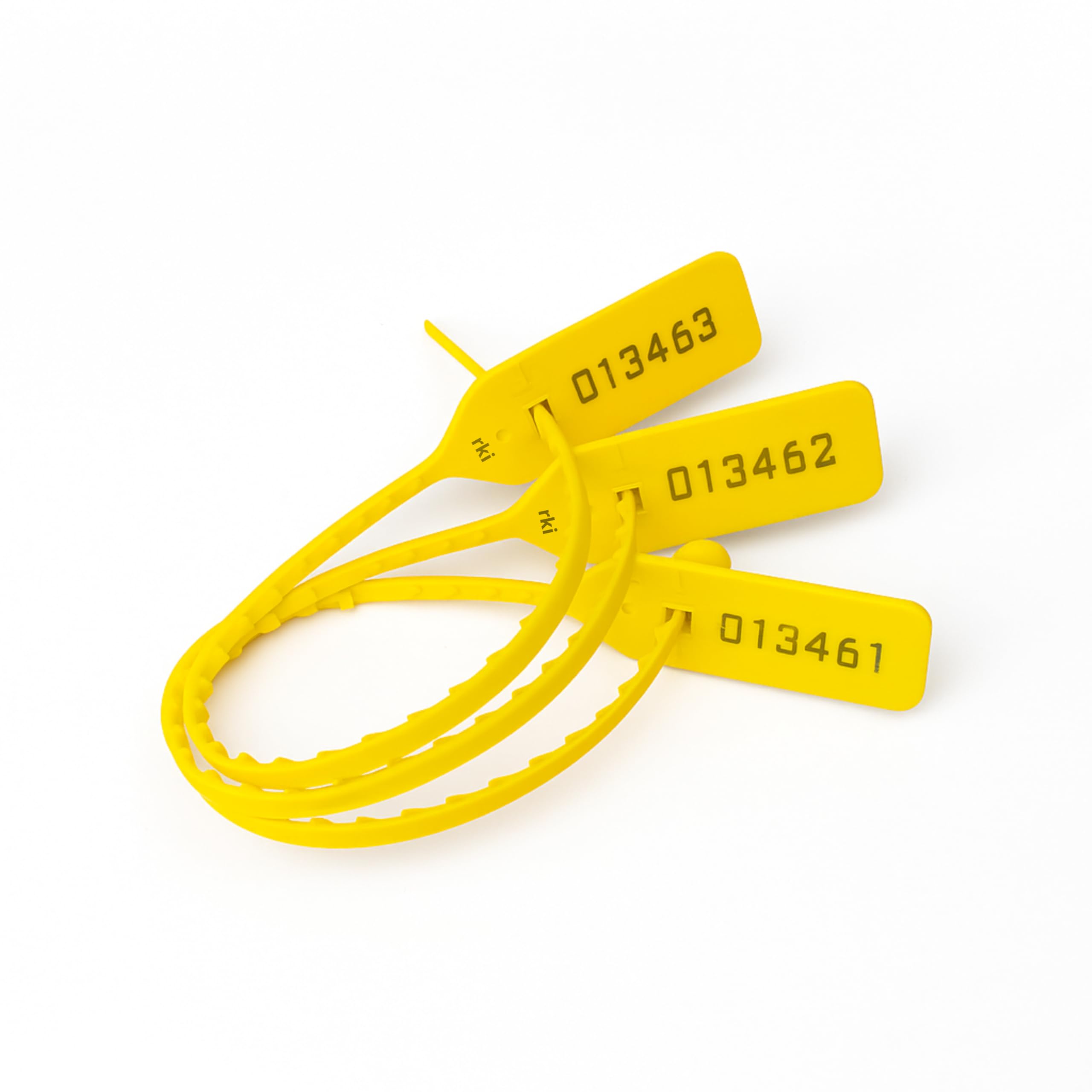 RAJ KRISHNA INDUSTRIES Plastic Security Seal Grip for Courier Pull Tight Safety Clothing TAG - 8.5 Inch, 100 Units-image-27
