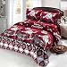 Anself Cotton 3D Printed Cartoon Merry Christmas Santa Claus Bedding Sets, Soft and Warm