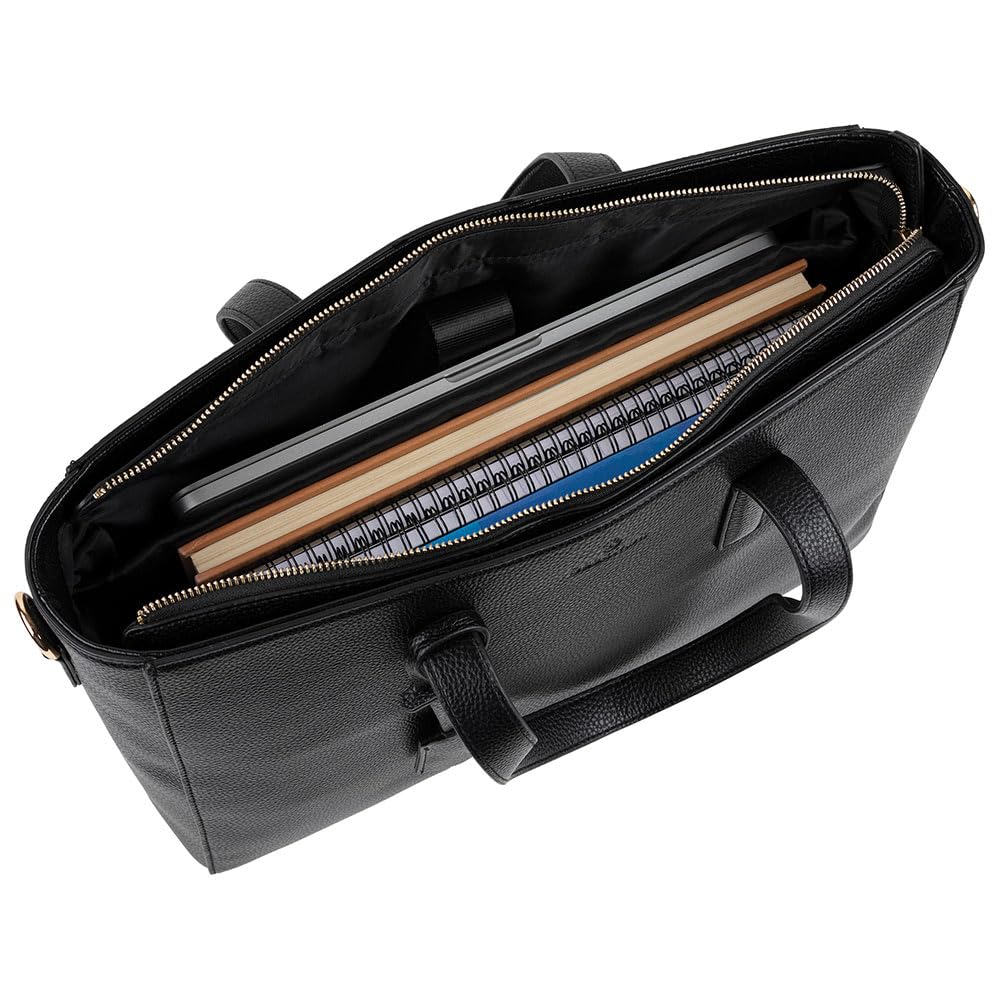 Oberthur Sac à main Business Lady Bradford compartiment ordinateur Noir