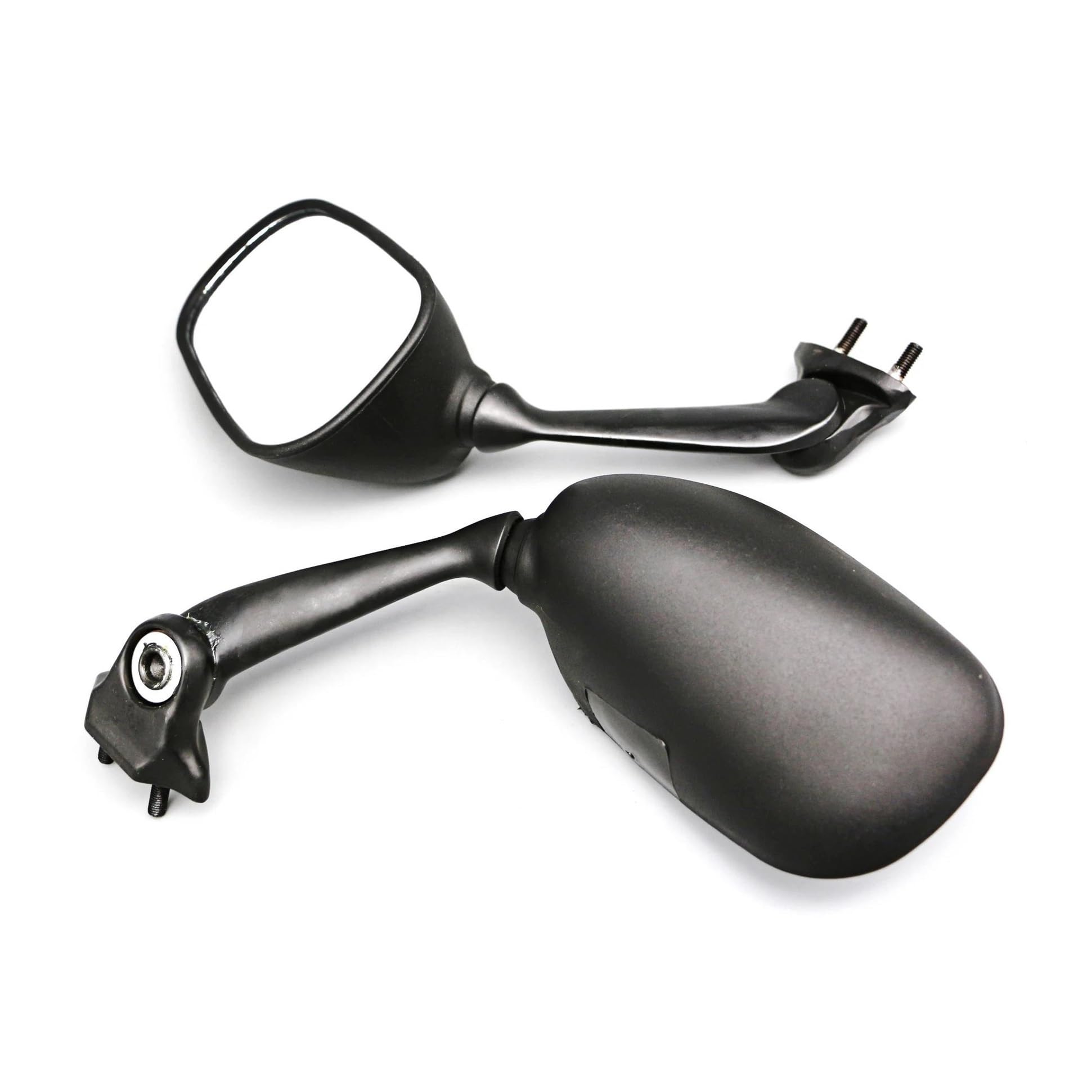 Espejo retrovisor lateral motocicleta para rutas y curvas en carretera YZFR1 YZFR6 negro mate