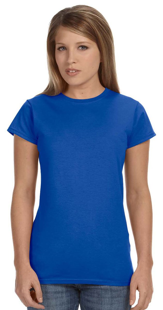 Gildan Ladies Soft Style Short Sleeve T-Shirt (M) (Royal)