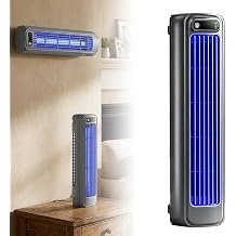 Portable Air Conditioner Tower Fan, Quiet Cordless Fan for Bedroom Desk Use