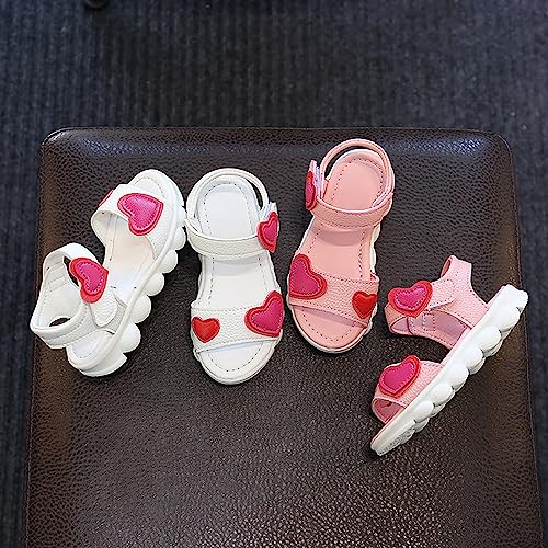 Girls Love Print Open Toe Girls Princess Sandals Easy To Put On And Take Off Soft Bottom Non Slip Girls Water Sandals2
