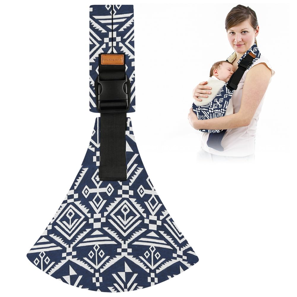 AOOWU Baby Carrier, Baby Sling Carrier, Toddler Carrier, Baby Wrap Carrier with Adjustable Shoulder Straps, Child Sling Baby Side with Shoulder Strap, Baby Sling for Newborns to Toddlers — view 11